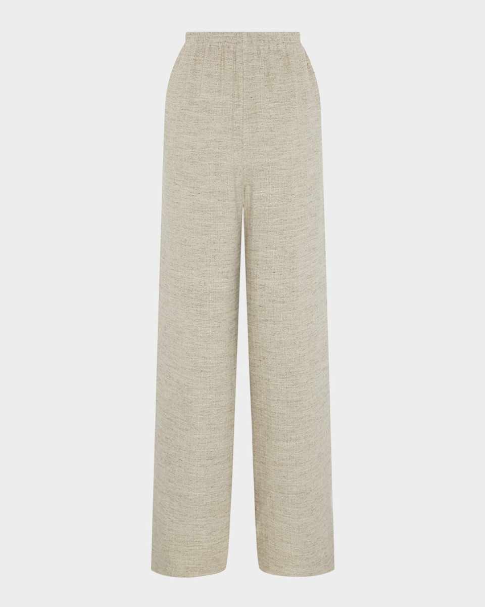 Linen Flared Trousers